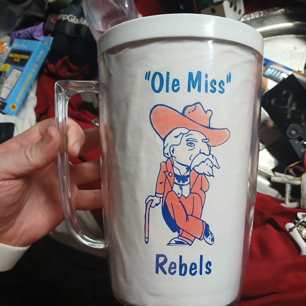 Ole Miss Rebels Mug - White and Blue